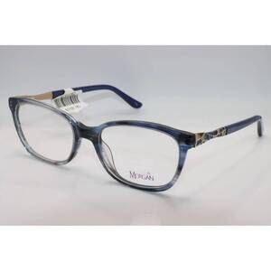 NEW CHELSEA MORGAN unisex cm8004 cat eye eyeglasses in blue